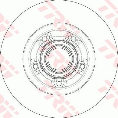 TRW DF6203BS - Jarrulevy inparts.fi