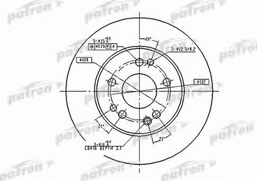 TRW DF1581BP - Jarrulevy inparts.fi