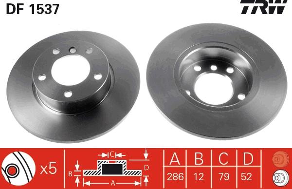 TRW DF1537 - Jarrulevy inparts.fi