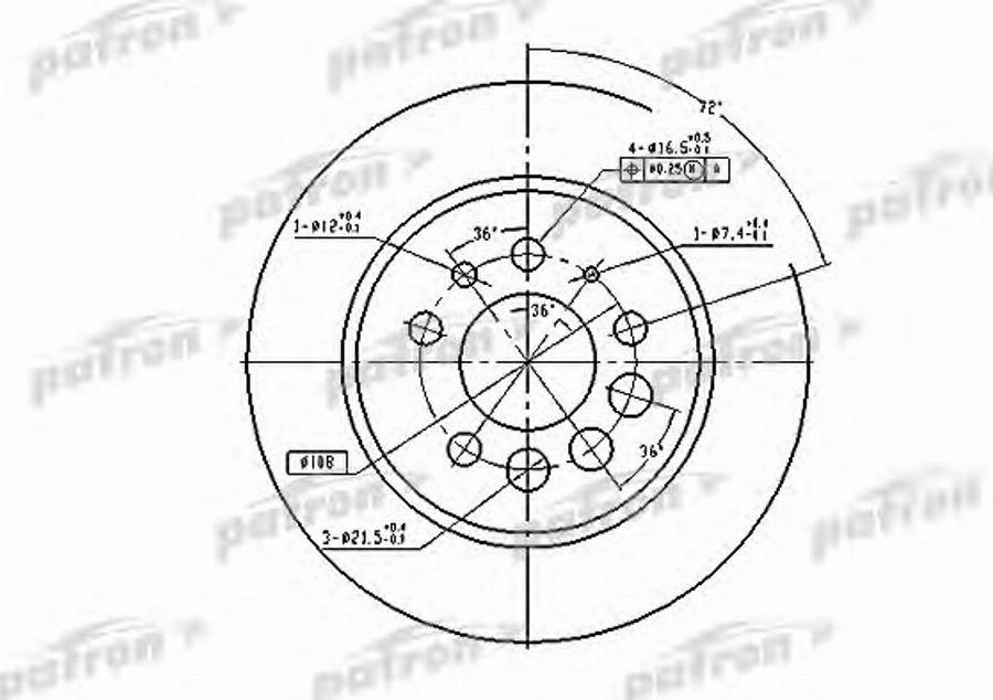 TRW DF1674BP - Jarrulevy inparts.fi