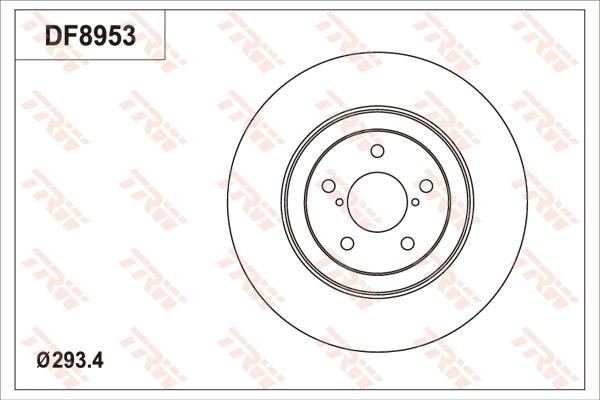 TRW DF8953 - Jarrulevy inparts.fi