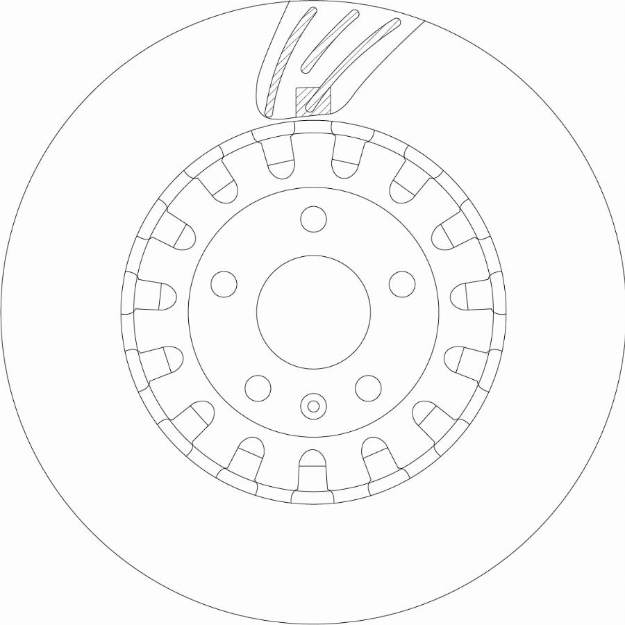 TRW DF8611S - Jarrulevy inparts.fi