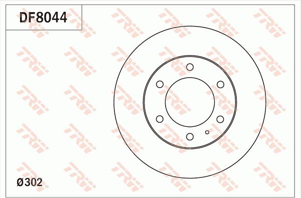 TRW DF8044 - Jarrulevy inparts.fi