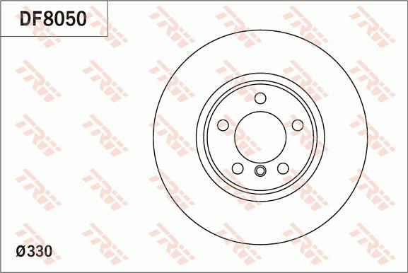 TRW DF8050 - Jarrulevy inparts.fi