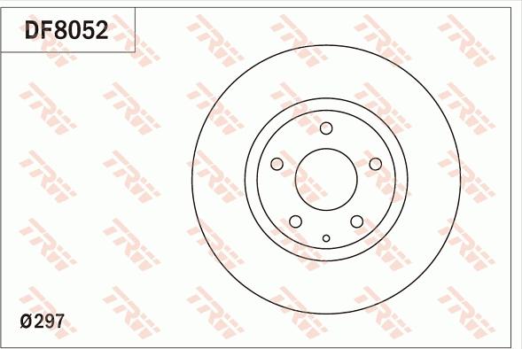 TRW DF8052 - Jarrulevy inparts.fi