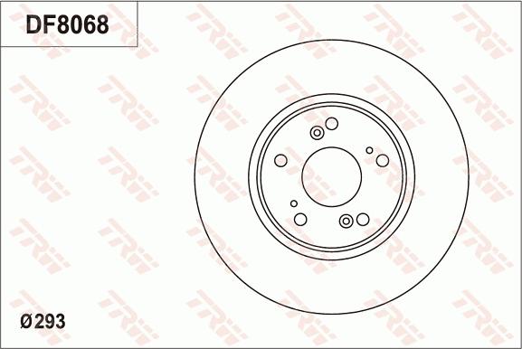 TRW DF8068 - Jarrulevy inparts.fi