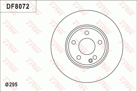 TRW DF8072S - Jarrulevy inparts.fi