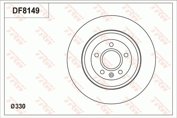 TRW DF8149S - Jarrulevy inparts.fi