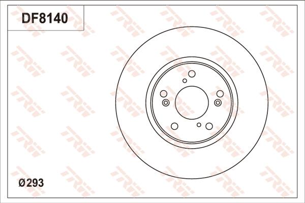 TRW DF8140S - Jarrulevy inparts.fi