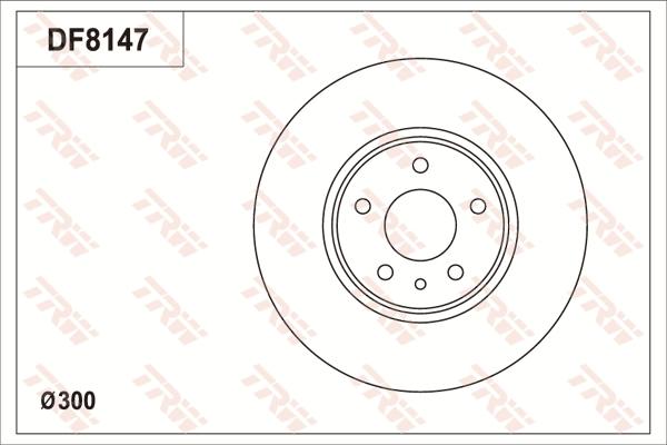 TRW DF8147S - Jarrulevy inparts.fi