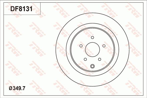 TRW DF8131 - Jarrulevy inparts.fi