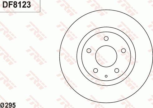 TRW DF8123 - Jarrulevy inparts.fi