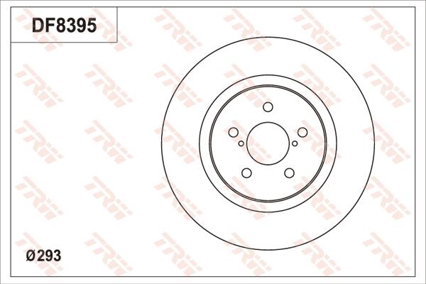 TRW DF8395S - Jarrulevy inparts.fi