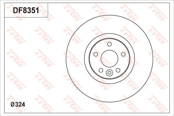 TRW DF8351S - Jarrulevy inparts.fi