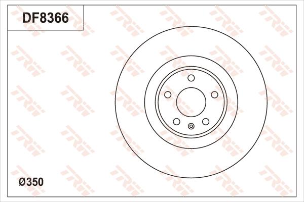 TRW DF8366S - Jarrulevy inparts.fi