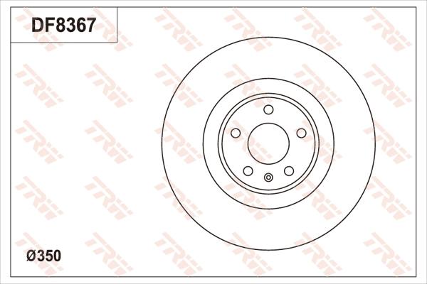 TRW DF8367S - Jarrulevy inparts.fi