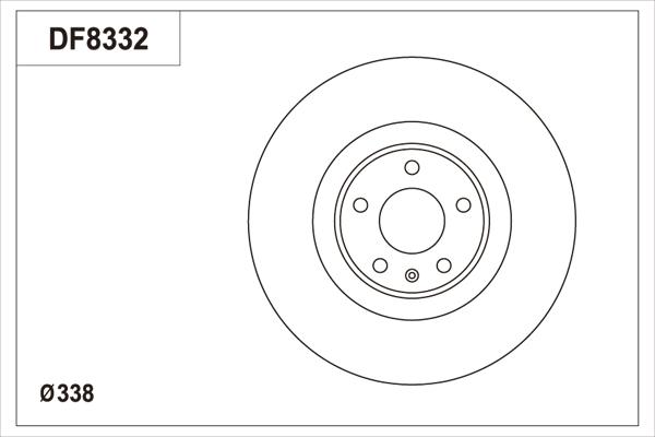 TRW DF8332S - Jarrulevy inparts.fi