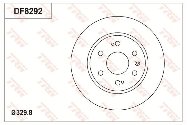 TRW DF8292S - Jarrulevy inparts.fi