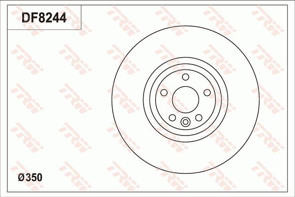 TRW DF8244S - Jarrulevy inparts.fi