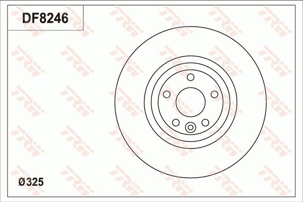 TRW DF8246S - Jarrulevy inparts.fi