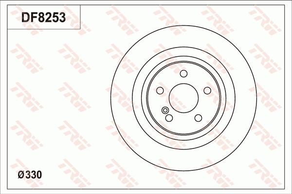 TRW DF8253S - Jarrulevy inparts.fi