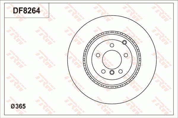 TRW DF8264S - Jarrulevy inparts.fi