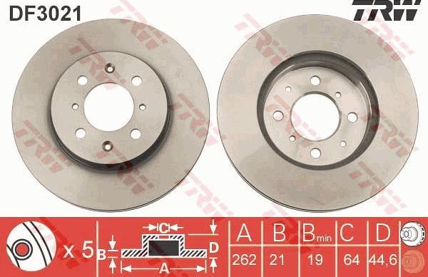 TRW DF3021 - Jarrulevy inparts.fi