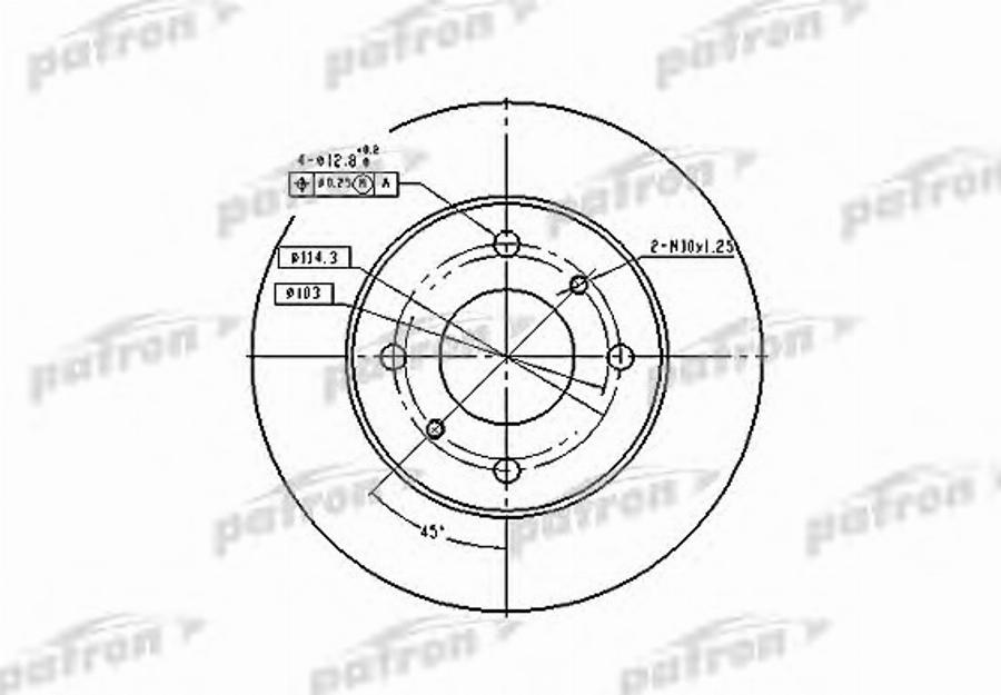 TRW DF2591BP - Jarrulevy inparts.fi