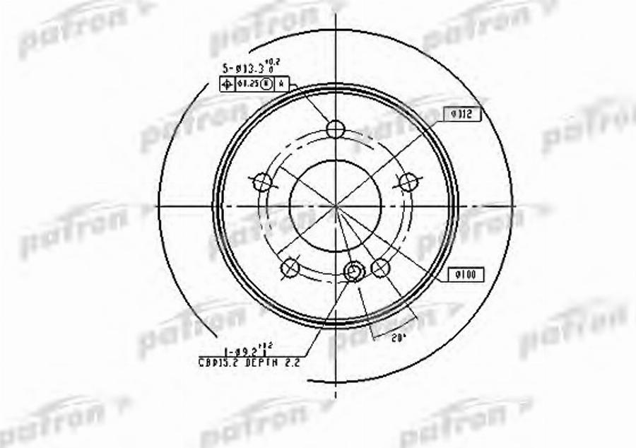 TRW DF2653BP - Jarrulevy inparts.fi