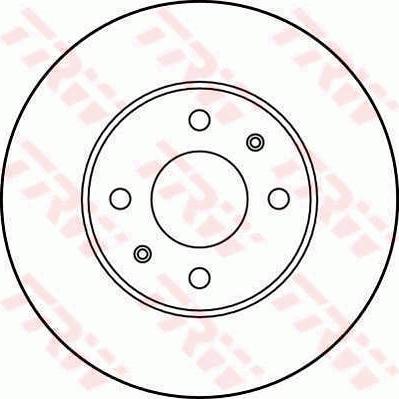 TRW DF2675 - Jarrulevy inparts.fi