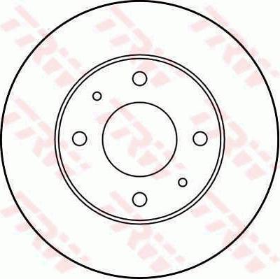 TRW DF2798 - Jarrulevy inparts.fi