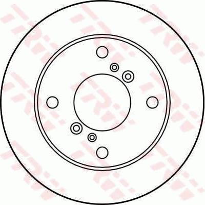 TRW DF2741 - Jarrulevy inparts.fi