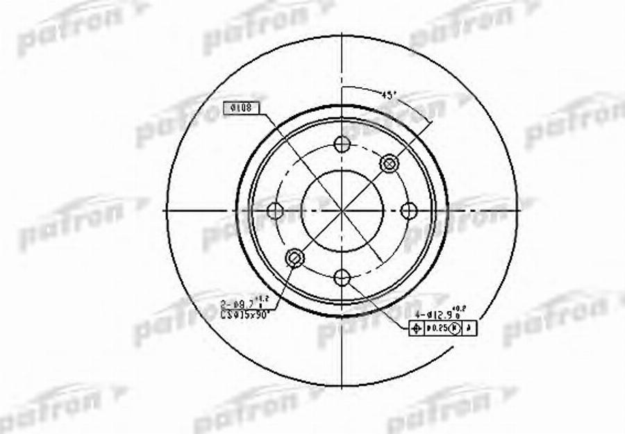 TRW DF2782BP - Jarrulevy inparts.fi