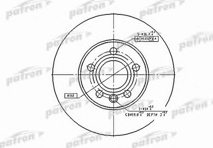 TRW DF2776BP - Jarrulevy inparts.fi