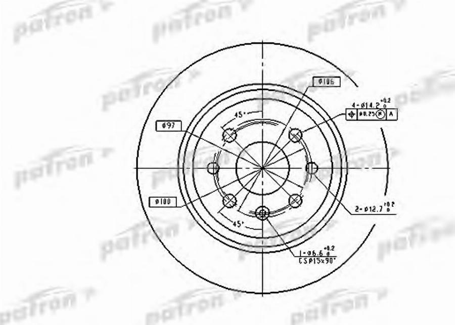 TRW DF2772BP - Jarrulevy inparts.fi