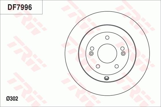 TRW DF7996 - Jarrulevy inparts.fi