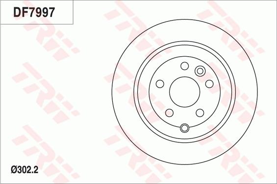 TRW DF7997 - Jarrulevy inparts.fi