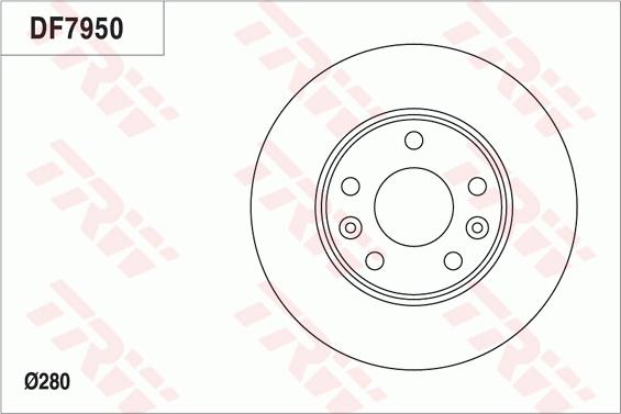 TRW DF7950 - Jarrulevy inparts.fi