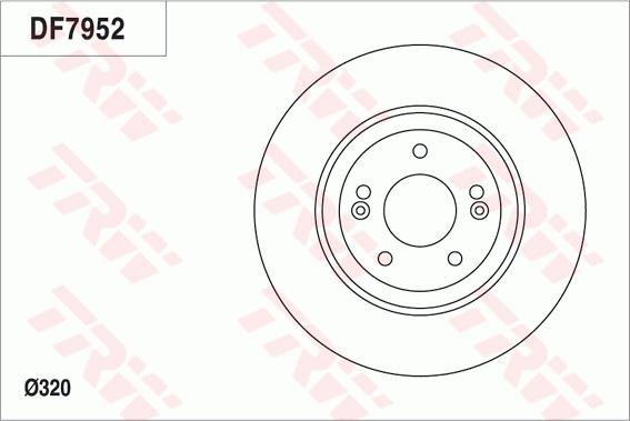 TRW DF7952 - Jarrulevy inparts.fi