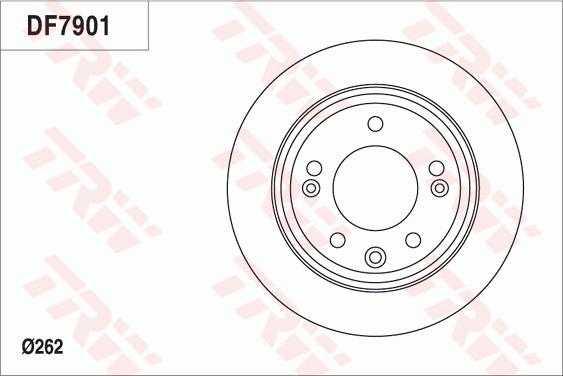 TRW DF7901 - Jarrulevy inparts.fi