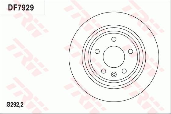 TRW DF7929 - Jarrulevy inparts.fi