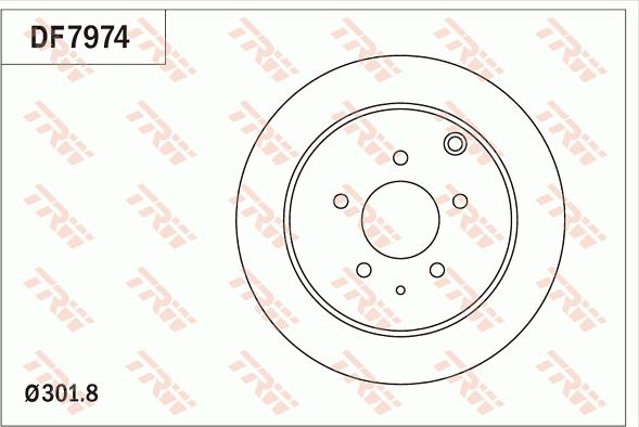 TRW DF7974 - Jarrulevy inparts.fi