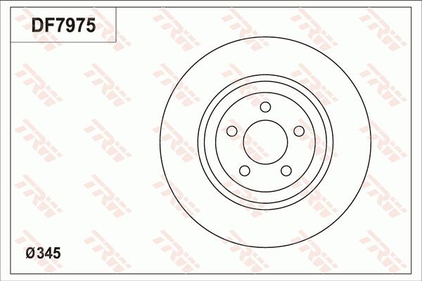 TRW DF7975 - Jarrulevy inparts.fi