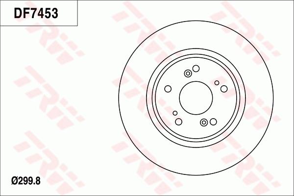 TRW DF7453 - Jarrulevy inparts.fi