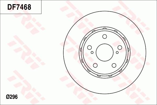 TRW DF7468 - Jarrulevy inparts.fi