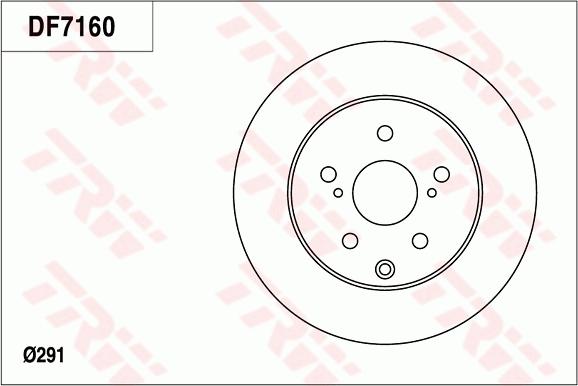 TRW DF7160 - Jarrulevy inparts.fi