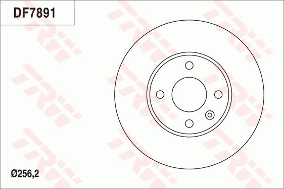 TRW DF7891 - Jarrulevy inparts.fi