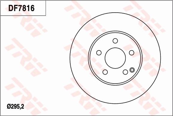 TRW DF7816 - Jarrulevy inparts.fi