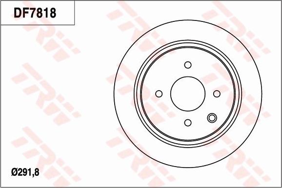 TRW DF7818 - Jarrulevy inparts.fi