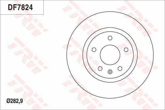 TRW DF7824 - Jarrulevy inparts.fi